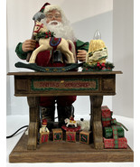 Vintage 1993 Holiday Creations 20&quot; Animated Santa Workshop - Working - £30.88 GBP