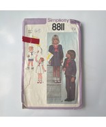 Simplicity 8811 Sewing Pattern 1978 Size 5 Bust 24 Vintage Child Sailor ... - £7.76 GBP