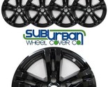 2020-2024 FORD EXPLORER XLT # 8202-GB 18&quot; GLOSS BLACK WHEEL SKINS NEW SET/4 - $119.98