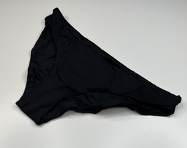Becca NWT american fit large Ribbed black bikini bittom  K9 - £16.04 GBP