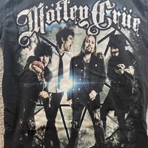 Mens Small Retro Motley Crue "THE TOUR 2012" Pentagram Rock Concert T-Shirt - $13.50