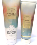 VANILLA ROMANCE  Bath &amp; Body Works BODY CREAM &amp; BODY WASH - £19.08 GBP