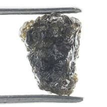 Raw Diamond 4.93 Carat Uncut Raw Dark Grey  Rough Loose Raw Natural Diamond - £71.48 GBP