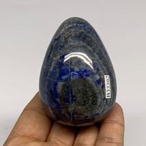 0.50 lbs, 2.6&quot;x1.8&quot;, Natural Lapis Lazuli Egg Polished @Afghanistan, B33302 - £54.49 GBP