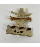 Houston Livestock Show And Rodeo 2015 Guest Pin Large Numbered - $164.05 MXN