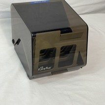 FLIP-N-File 5.25&quot; Floppy Disk Storage Holder Caddy Case Atari Apple C64 ... - $8.99