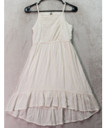 Art Class Dress Girls Large White Floral Rayon Sleeveless Pleated Back K... - $654.35 MXN