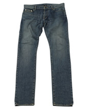 Saint Laurent D02 Stonewashed Jeans In Denim Men Blue M - £139.85 GBP