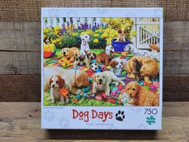 Buffalo Dog Days Jigsaw Puzzle - Puppy Playground - 750 Piece - Ships Free - £14.88 GBP