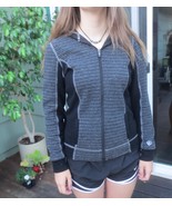 Kuhl Chianti Fleece Women&#39;s Black Hooded Zip Front Knit Sweater XS Kühl ... - £19.43 GBP