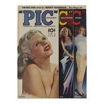 Vintage PIC Magazine, Hollywood Broadway January 1940, Sally Keith Lya Lys - £20.90 GBP