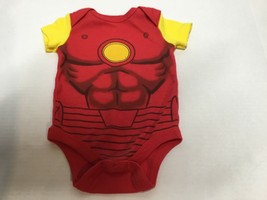 Marvel Avengers IRON MAN Baby Boy Short Sleeve Body Suit (Size: 0-3 months) - £5.42 GBP