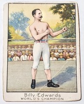 1910 T220 Billy Edwards Mecca Cigarettes Champion &amp; Prize Fighters Boxing Card - £15.67 GBP