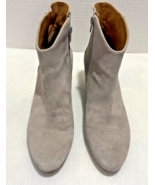 Nine West Size 7 1/2 M Taupe Suede Platform Boots - $79.56 CAD