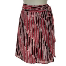 TEX by MAX AZRIA Skirt Women&#39;s Size L Belted Silky Soft Polyester Midi - £15.45 GBP