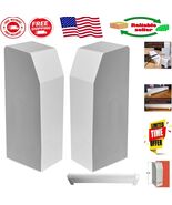 Stylish White End Caps for Baseboard Heaters - Easy Installation, 2 Pack - $812.19 MXN