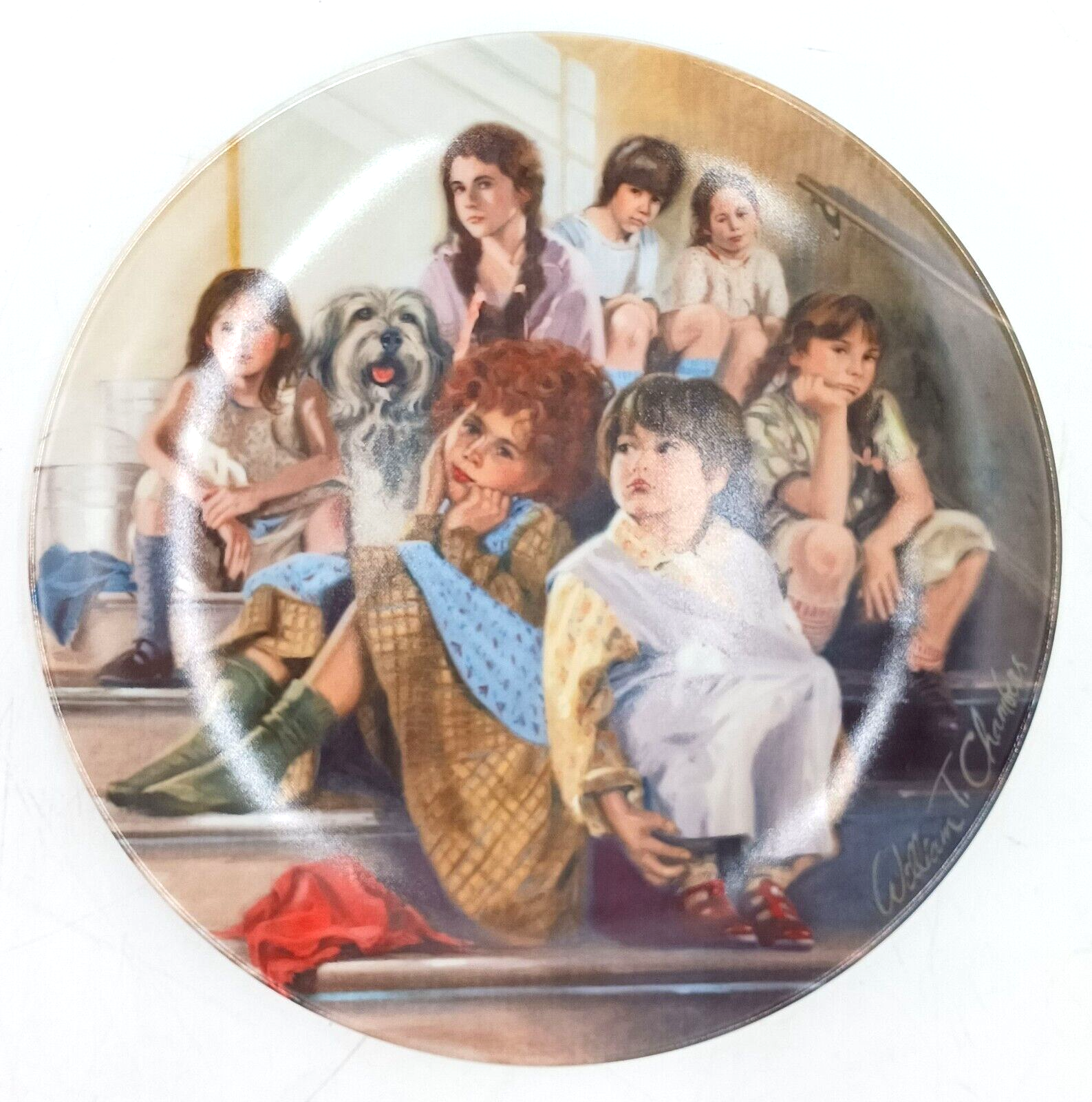 Primary image for America's Oldest 1854 Knowles Collectible Plate Annie and Orphans #2932A
