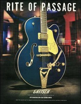 Gretsch G6136T Falcon LTD Azure Blue Metallic guitar ad 2017 advertisement print - £3.34 GBP