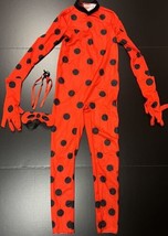 Miraculous Ladybug M 7/8 Child Costume Jumpsuit Gloves Eye Mask Hair Bands 2023 - £11.10 GBP