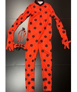 Miraculous Ladybug M 7/8 Child Costume Jumpsuit Gloves Eye Mask Hair Ban... - £9.91 GBP