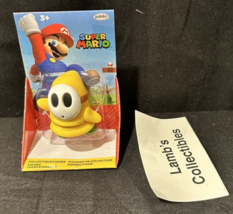 Super Mario Yellow Shy Guy 2.5&quot; Nintendo Video Game Action Figure 2022 Jakks Toy - £22.71 GBP