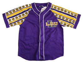 Officially Licensed LSU Button Down Jersey Sportswear Size M - $37.24