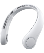 JISULIFE Portable Neck Fan – USB rechargable Bladeless Fan 5 Speed - $19.99