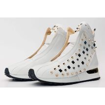 The Infanta High-Top White Spike Leather Men Sneaker Limited Edition image 2