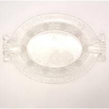 EAPG Atterbury Glass Platter Continental Centennial Give Us This Day Dai... - $26.72