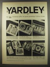 1956 Yardley Toiletries Ad - Yardley For him: Christmas gifts for good grooming - $18.49