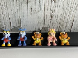 The Muppet Babies Mini Figures Hi PVC Figurines Henson Lot of 5 Vintage 1986 - $24.24