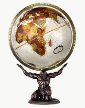 Replogle Globes Atlas Globe, 12-Inch, Bronze Metallic - £165.47 GBP