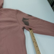 Aeropostale Hoodie Women's Size Medium Coral Pullover Embroidered Sweatshirt image 5