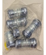 Pack of 5 RACO Coupling Raintight Compression 3/4&quot; Trade Size Steel Unin... - $232.26 MXN