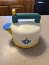 Vintage 1987 Fisher Price Fun with play Food Whistling Tea Pot Kettle - £14.00 GBP