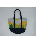 Recycled Tote Bag Handmade Upcycled Ecofriendly Woman Shoulder Bag Natur... - $35.00