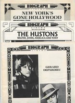 3 Biograph Cinema Programs New York The Hustons Depardieu Brando Gone Ho... - £16.34 GBP