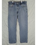 Vintage Y2K Levis 505 Straight Leg Jeans Mens 36x32 Distressed Pockets 2001 - £25.88 GBP