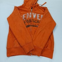 NFL Team Apparel Denver Broncos RN#54183 Women's Small Full Zip Hoodie Jacket image 12