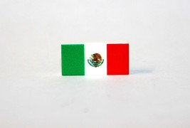 Mexican Mexico Flag  2X1 construction piece Minifigure US Toy - $2.00