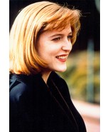 1993’s THE X-FILES Gillian Anderson smiling profile color 7x10 candid photo - $7.99