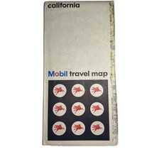 Vintage California Mobil Road Map 1966 - £11.76 GBP