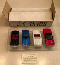 Maisto Die Cast 1:36 Chevrolet Corvette, 4 Pack Set 8117, 1953, 1957, 1963, 1998 - £14.78 GBP