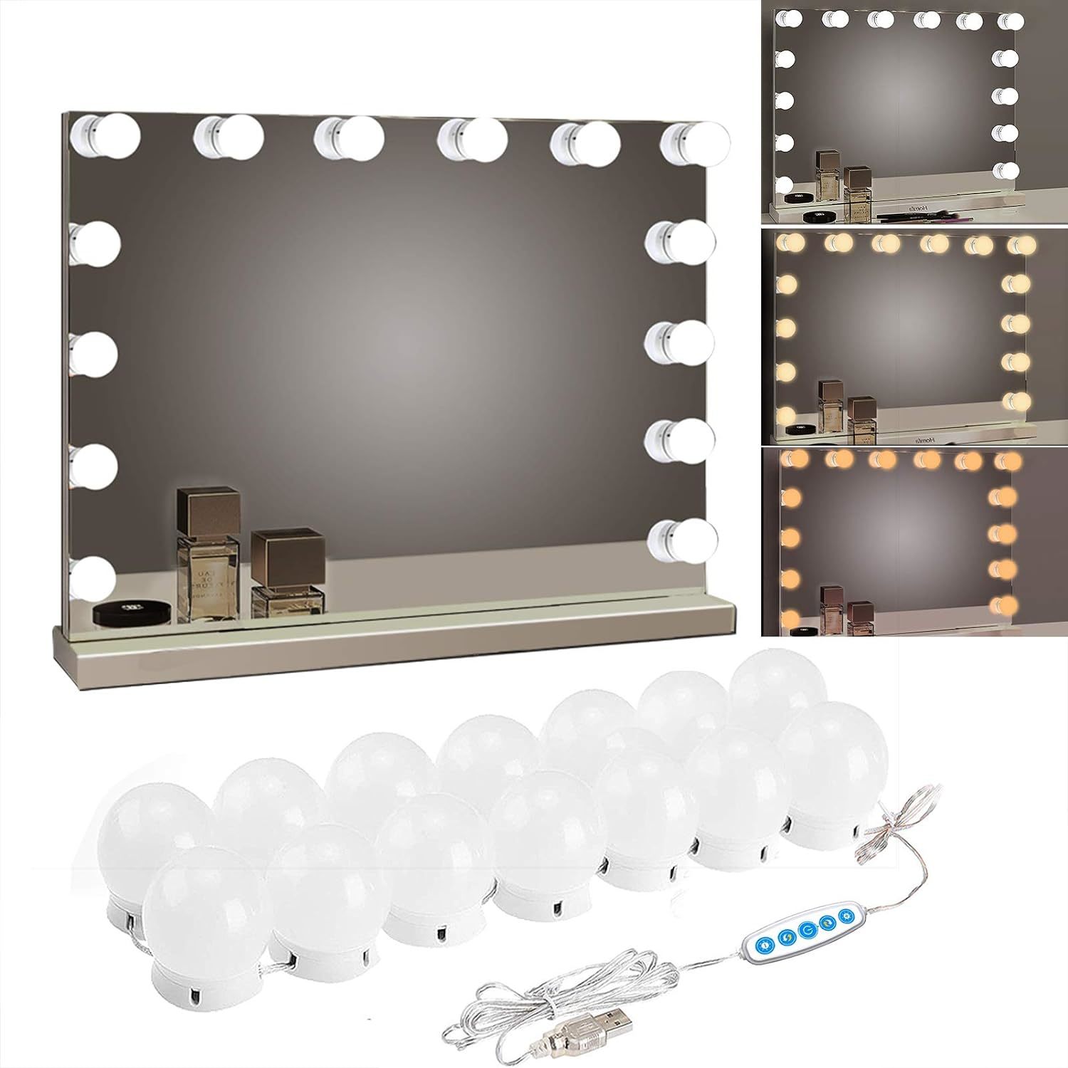 Makeup Vanity Lights For Mirror, Hollywood Style Led Vanity Mirror Light... - $34.94