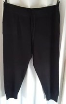 NEW J. Crew Women&#39;s Y2K Jogger Pant in Cotton Cashmere Black Size XXL  NWT U7 - £77.52 GBP