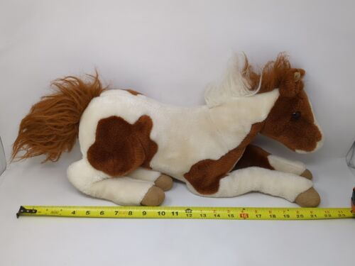 Breyer Plush Horse Animal Creations 2003 skewbald Appaloosa Brown White Large - £20.15 GBP