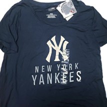 MLB New York Yankees Womens M or L Team Pride Short Sleeve Athletic Navy T-Shirt - £11.38 GBP