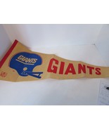 VINTAGE NFL GIANTS FOOTBALL FLAG PENNANT BANNER OLDY HAS FOLDS 30&quot; - €3,39 EUR