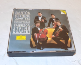 Bartok 6 String Quartet Emerson String Quartet 2 CD Set with Booklet - $9.78