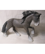 vintage Schleich 5&quot; Dark Brown Shire Stallion Horse figure - £7.99 GBP